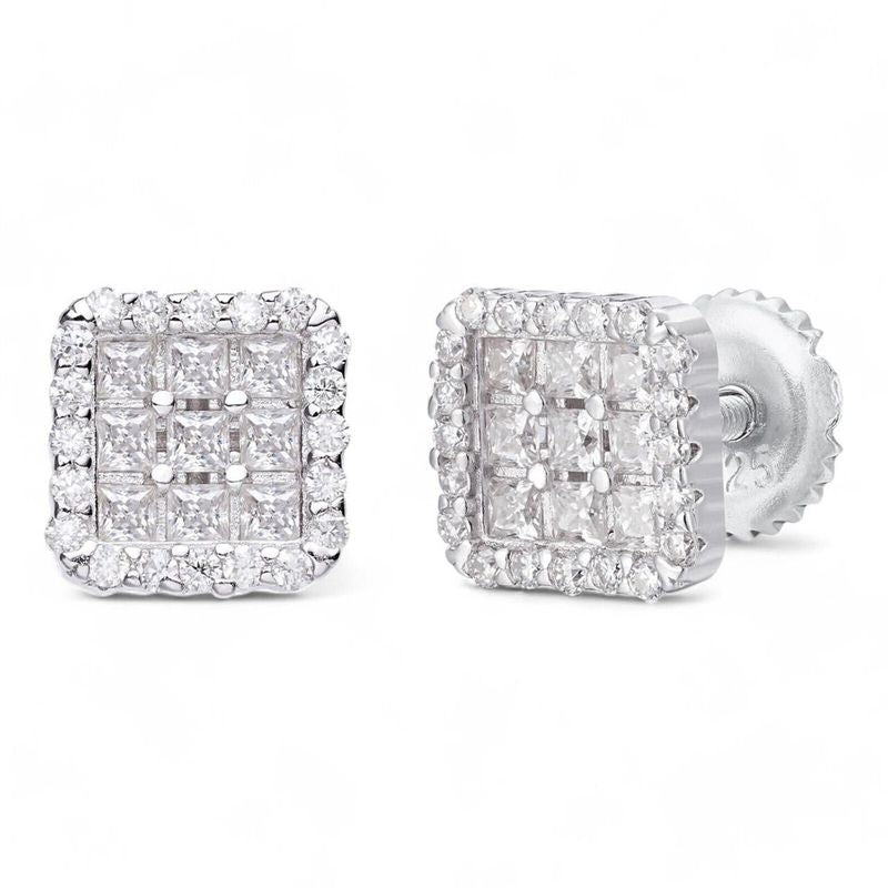Moissanite Northern Ice Cartel Earrings 7mm