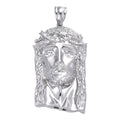 Moissanite Baguette Jesus Piece Pendant