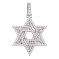 Moissanite Star Of David Pendant
