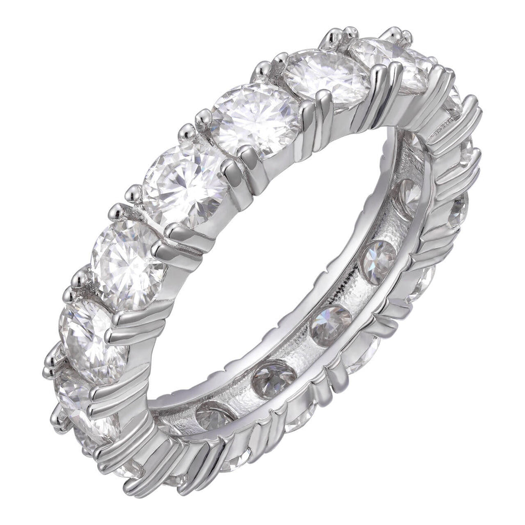 Moissanite Eternity Band Ring (#1 Bestseller)