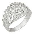 Moissanite Gold Rush Nugget Ring