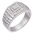 Moissanite Diamond District Ring