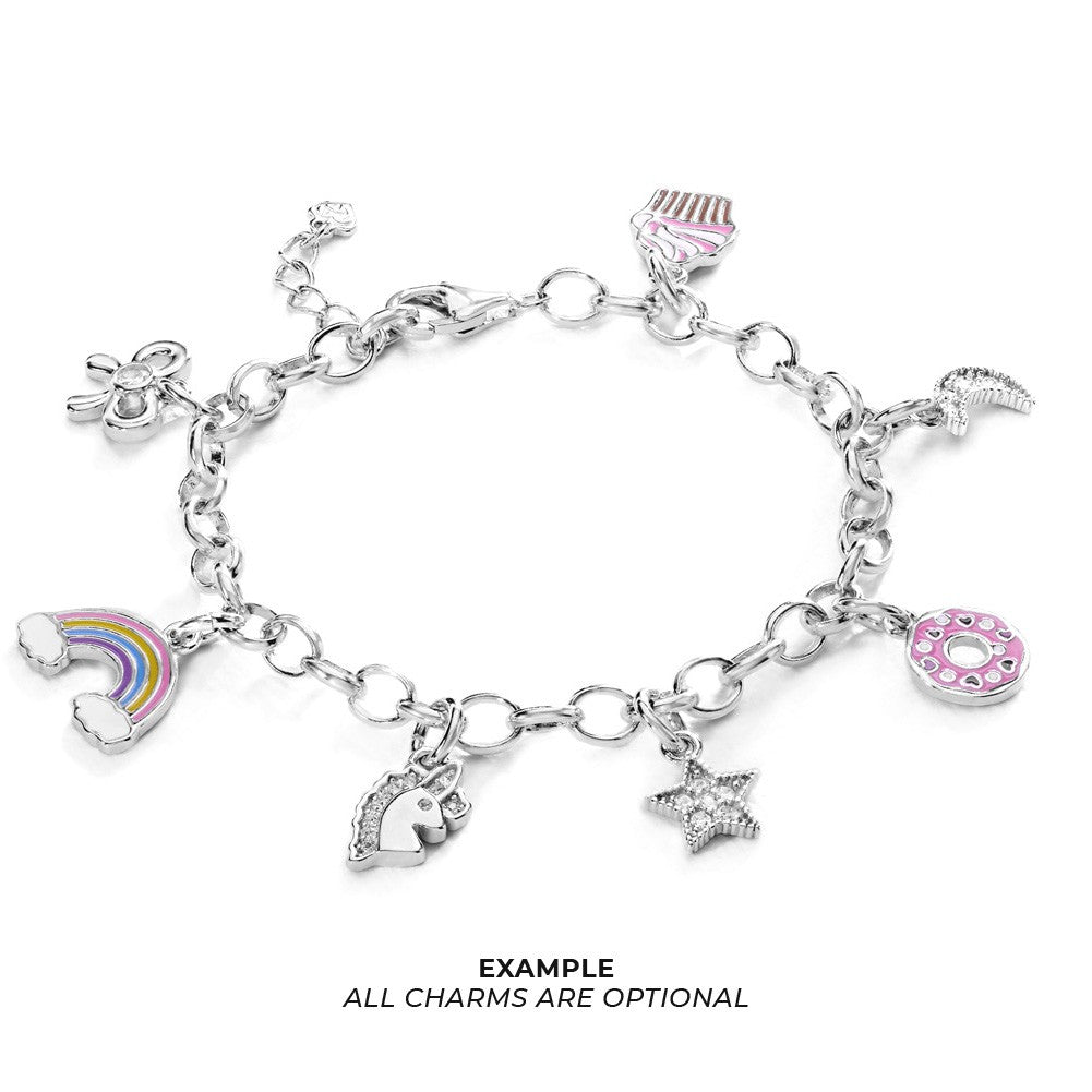 Kids Adjustable Charm-Ready Bracelet — 925 Sterling Silver