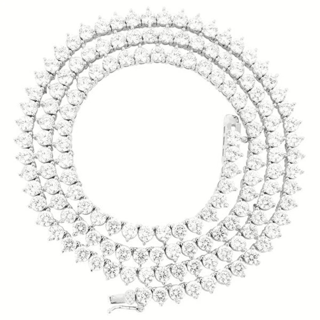 Build-Your-Own Iced Set — Tennis Chain + Bracelet, Gemstones
