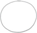 2mm Skinny Tennis Chain Necklace — CZ Stones