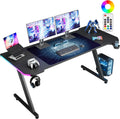63" RGB LED Gaming Desk — Z-Frame