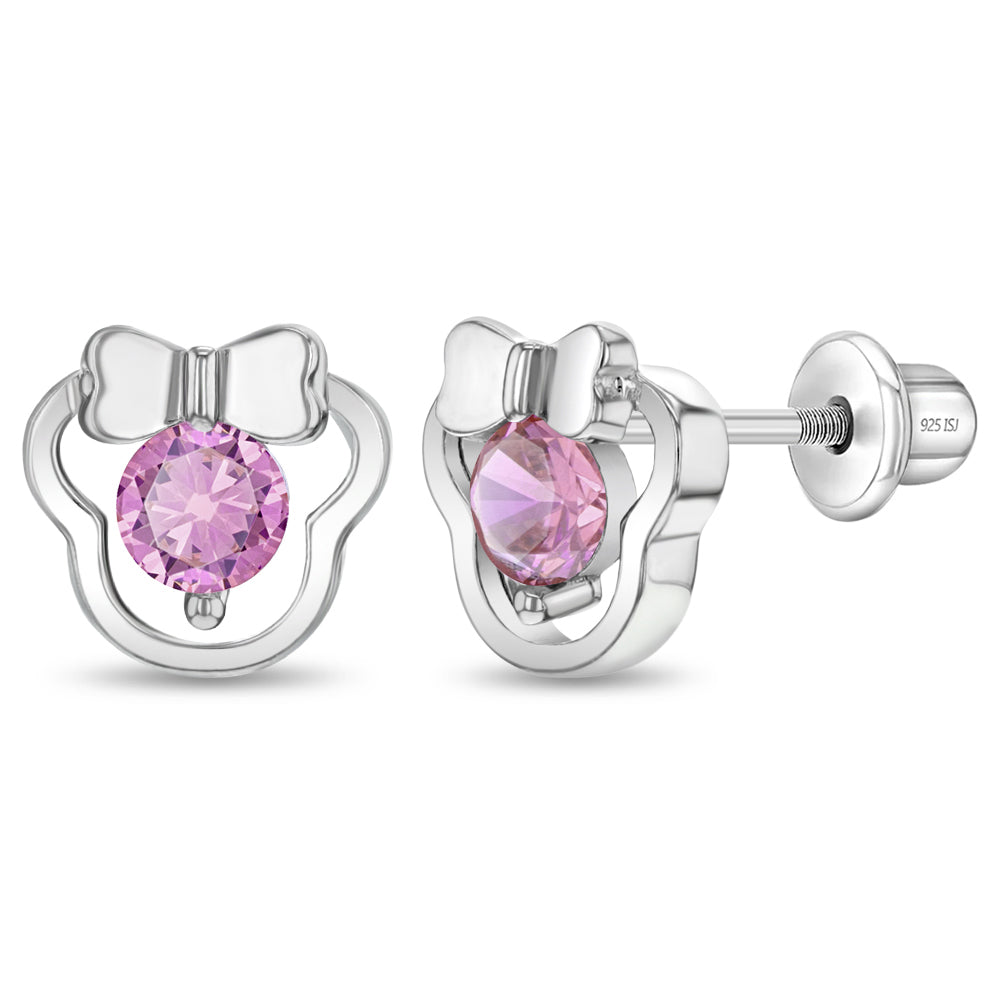 Miss Mouse Stud Earrings — 925 Sterling Silver - photo 1