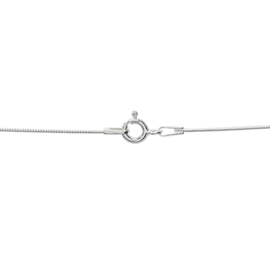 Sterling Silver Italian Thin 0.75mm Snake Chain Anklet