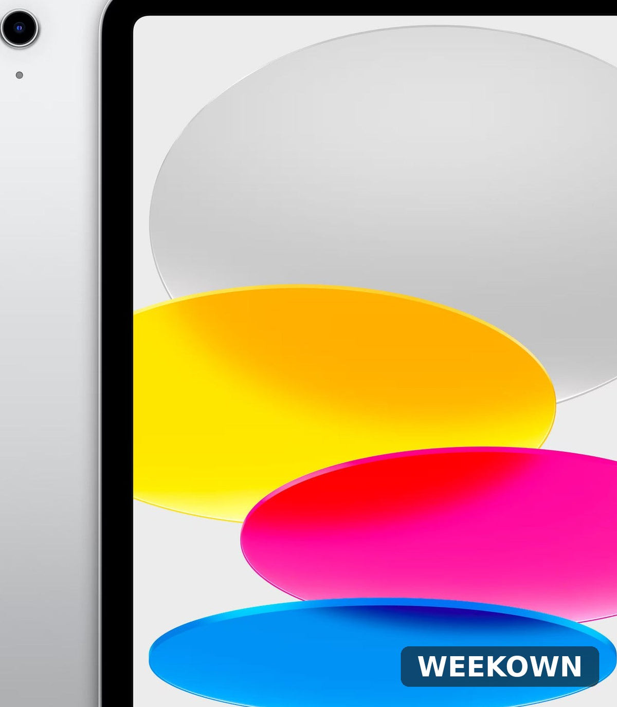 Apple 10.9-inch iPad Wi-Fi 64GB Silver (Geek Squad Certified Refurb) — front view