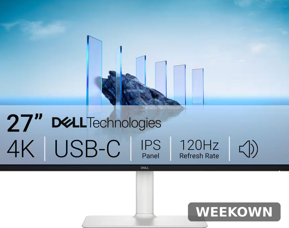 Dell 27in 4K UHD 120Hz Monitor — front view