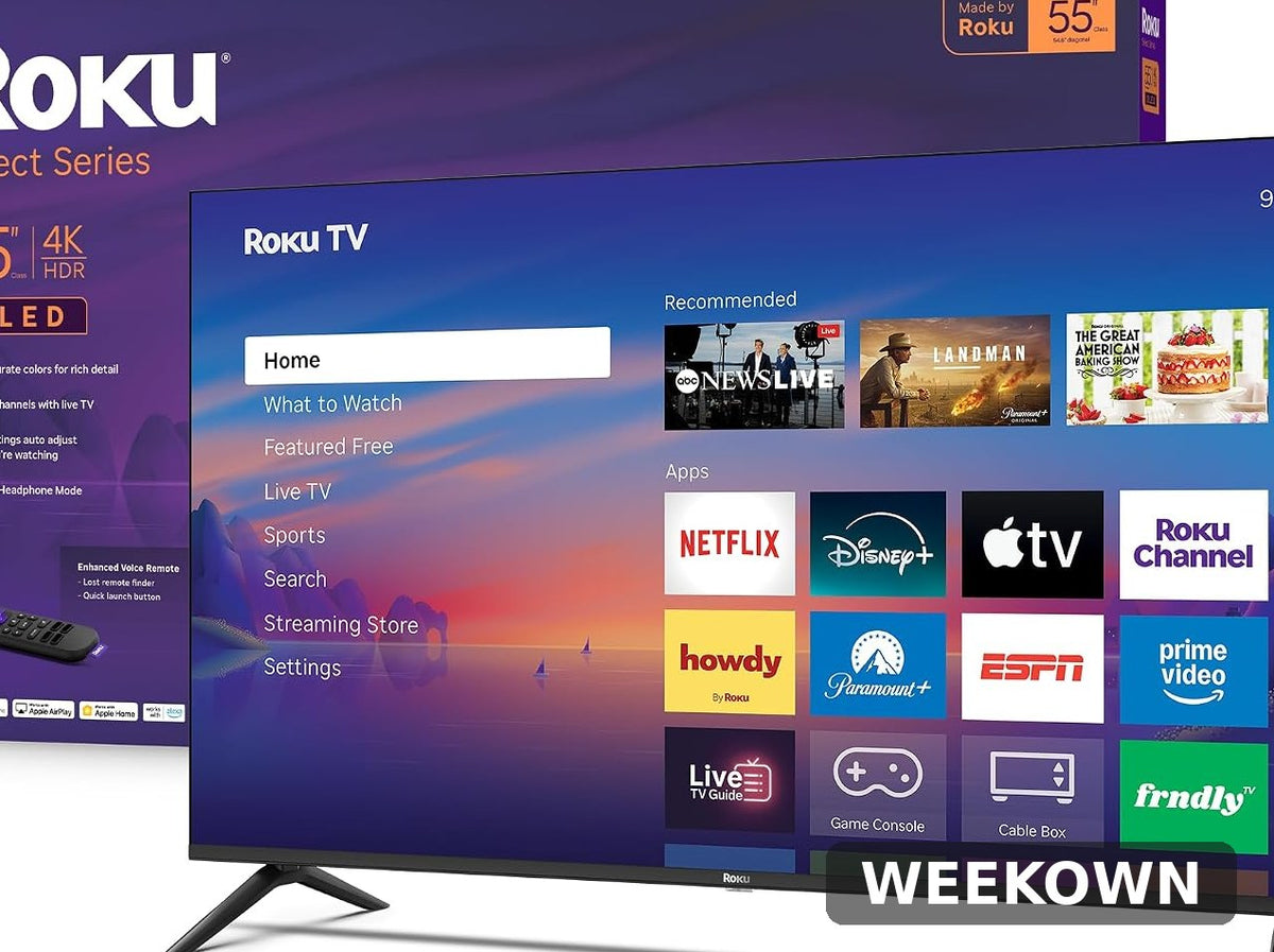 Roku 55" Select Series 4K QLED Smart Roku TV
