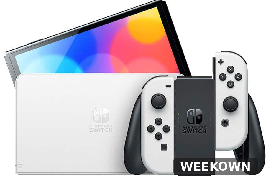 Nintendo Switch OLED — front view