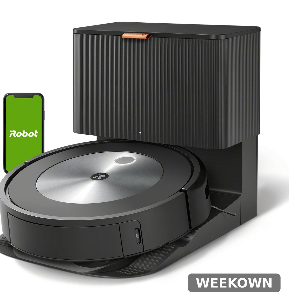iRobot Roomba j7+ Self-Emptying Robot Vacuum - PrecisionVision Navigation, Smart Mapping - Certified Refurbished