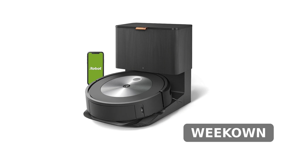 iRobot Roomba j7+ Self-Emptying Robot Vacuum - PrecisionVision Navigation, Smart Mapping - Certified Refurbished