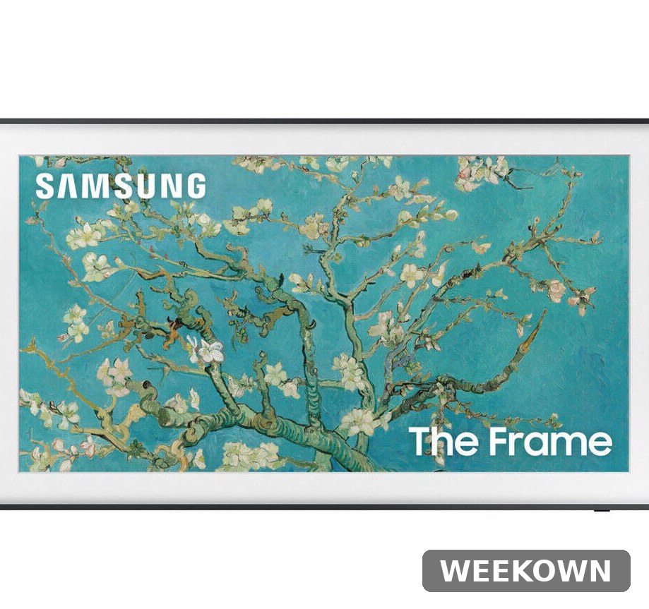 Samsung 32" The Frame QLED Smart TV LS03C - Art Mode, Anti-Reflection Matte Display, Slim Fit Wall Mount Included - Certified Refurbished — front view