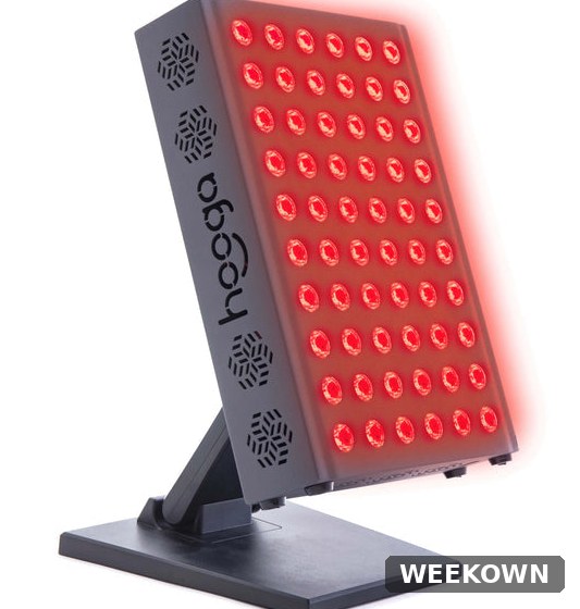 Hooga PRO300 Red Light Therapy Panel - Dual-Chip LEDs, 660nm + 850nm, Timer & Stand - New