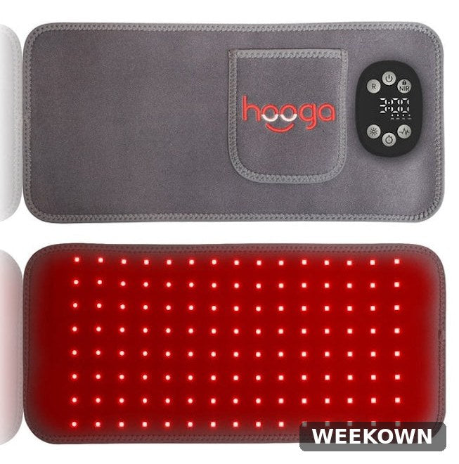 Hooga Red Light Therapy Belt - 1,215 LEDs, 660nm + 850nm, Rechargeable - New