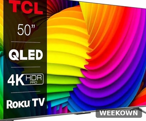 TCL 50" Q6LR Series 4K QLED HDR Smart Roku TV (2026) - New — front view