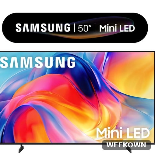 Samsung 50" M70H Mini LED 4K UHD SamsungVision AI Smart Tizen TV (2026) - New — back view