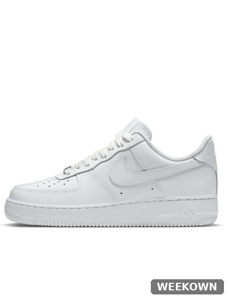 Nike Air Force 1 '07 Low — Triple White (Women's) — front view