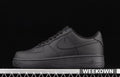 Nike Air Force 1 '07 Low — Triple Black (Men's) — front view