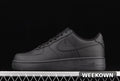 Nike Air Force 1 '07 Low — Triple Black (Women's) — front view