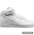 Nike Air Force 1 '07 Mid — White (Men's) — front view