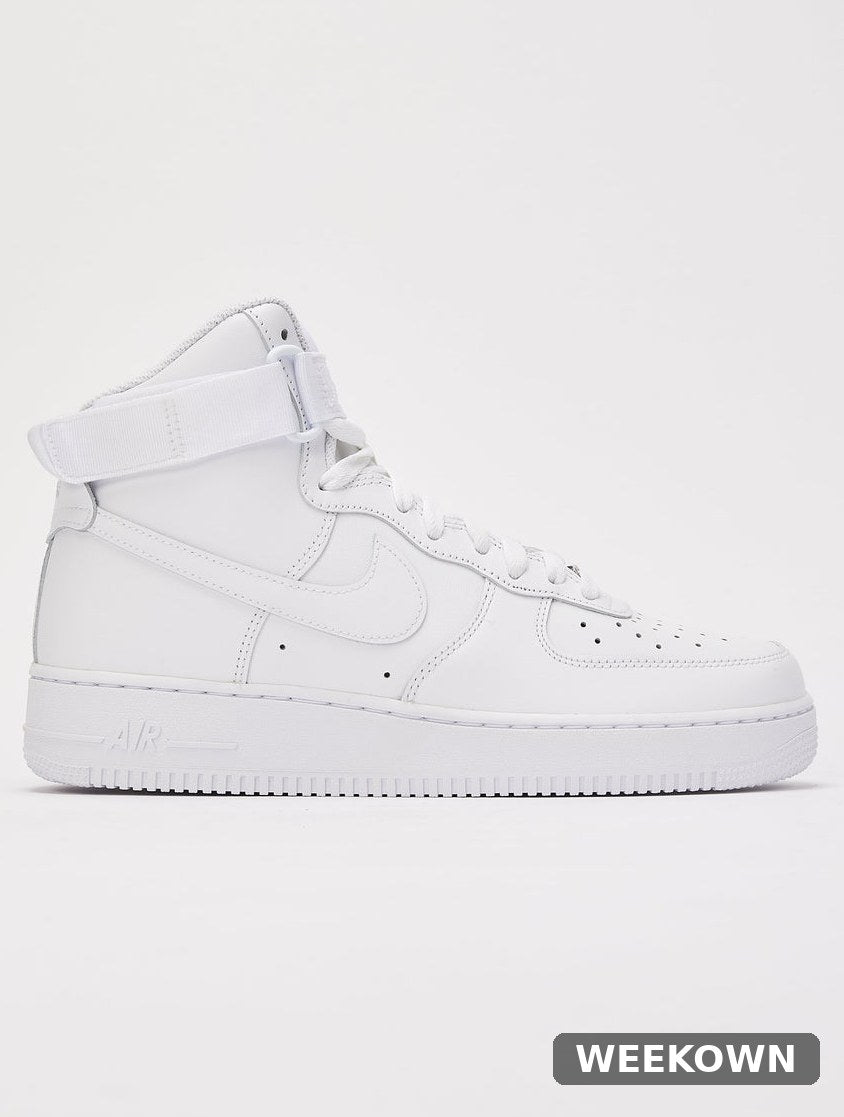 Nike Air Force 1 '07 High — White (Women's) — front view
