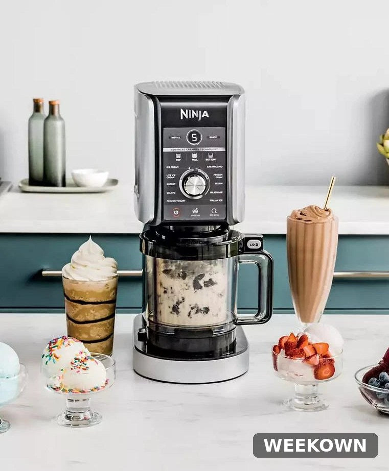 Ninja CREAMi Deluxe 11-in-1 XL Ice Cream Maker NC501 - Certified Refurbished (2-YEAR WARRANTY)
